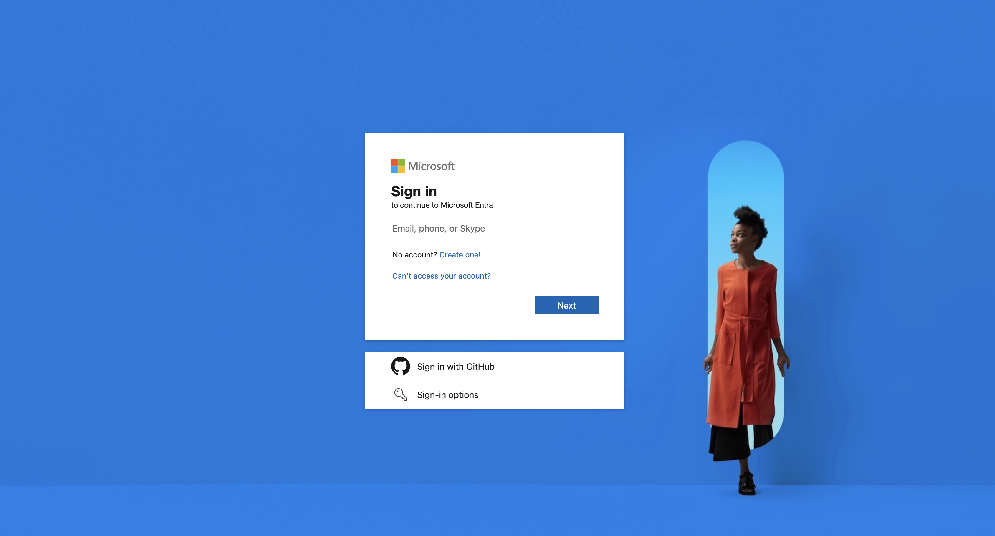 📸 Screenshot: Azure Admin Center login page
