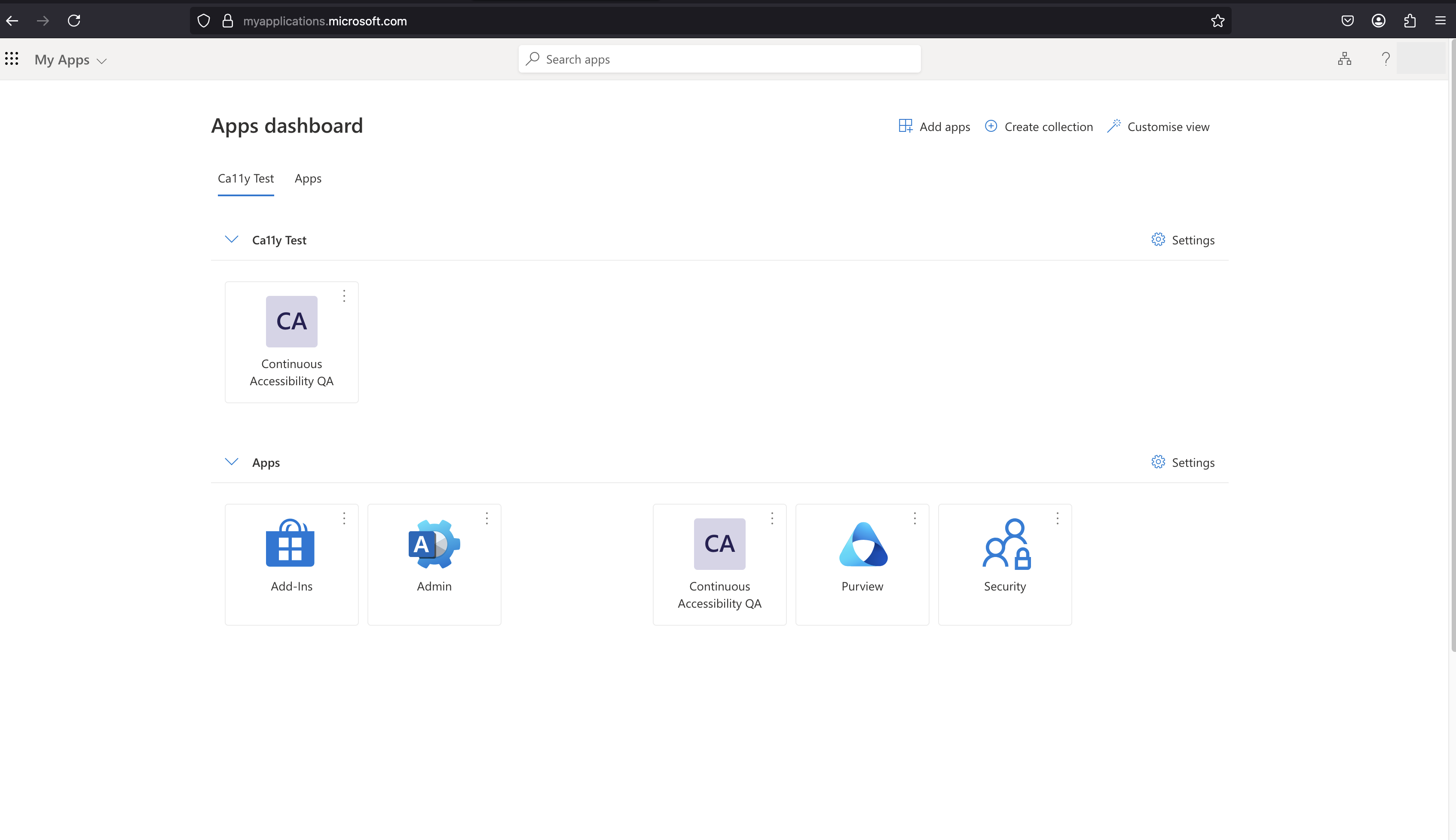 📸 Screenshot: My Apps